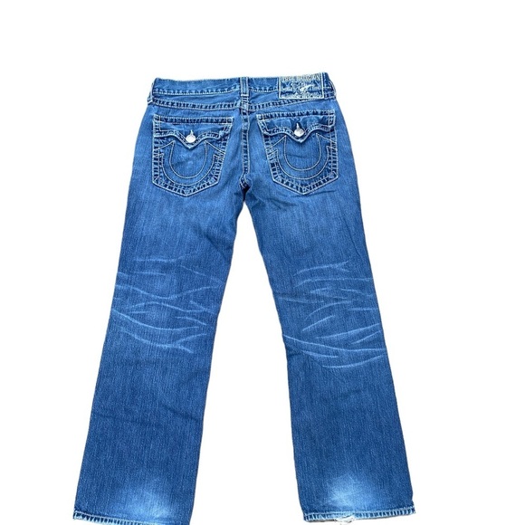Vintage True Religion Jeans Size 34 RICKY BIG T Blue - Picture 3 of 9